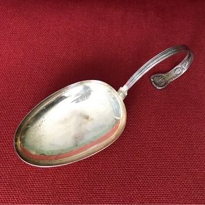 Z Gallerie Silver Appetizer Spoon
